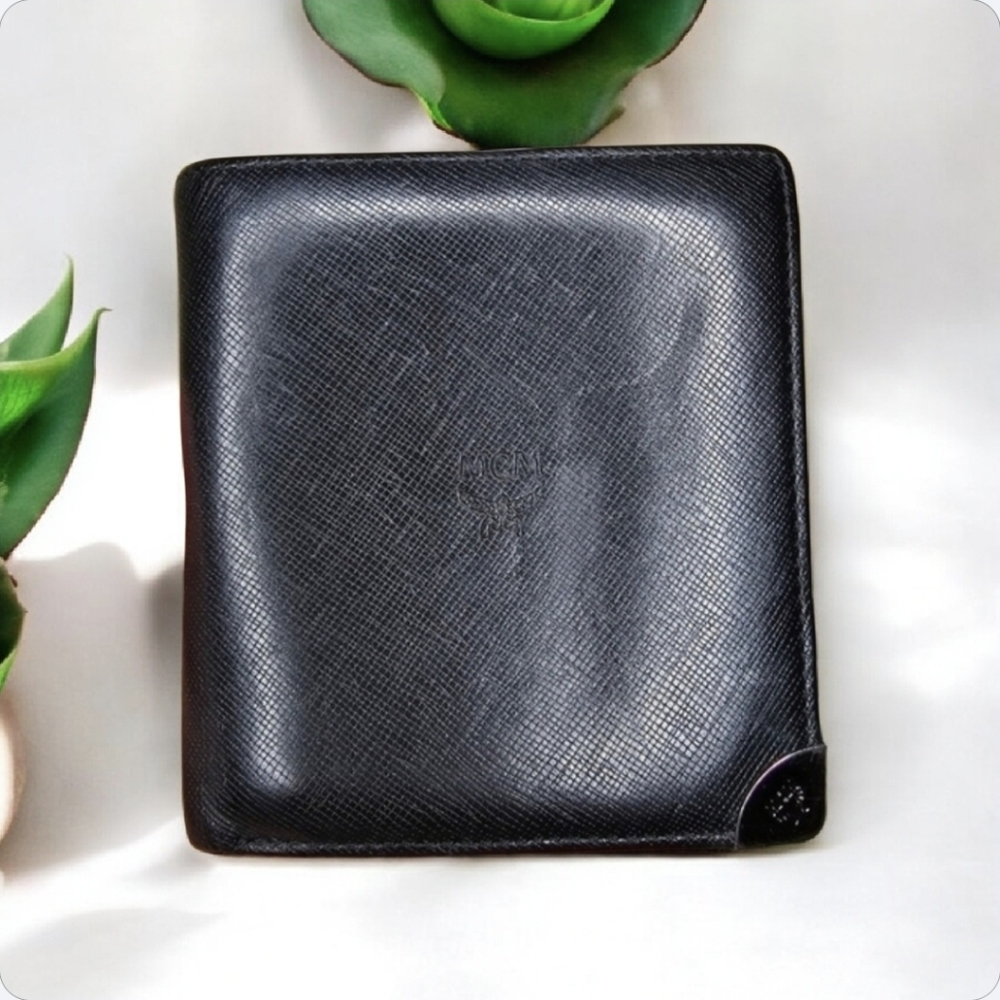 🖤▪️MCM ▪️BLACK Leather MEN’S WALLET